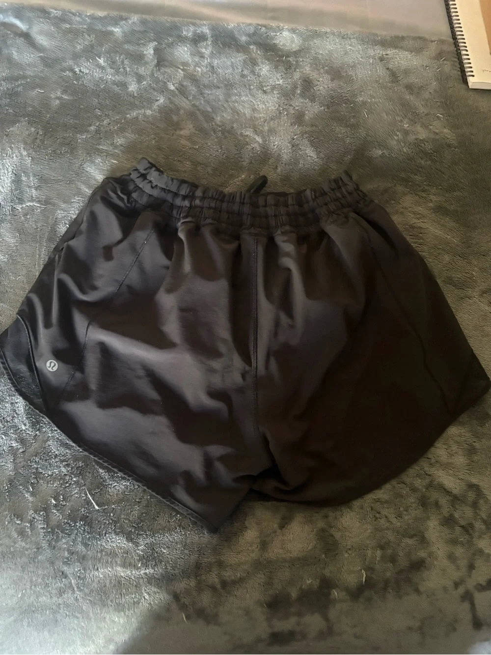 lululemon athletica Black Performance Running Shorts